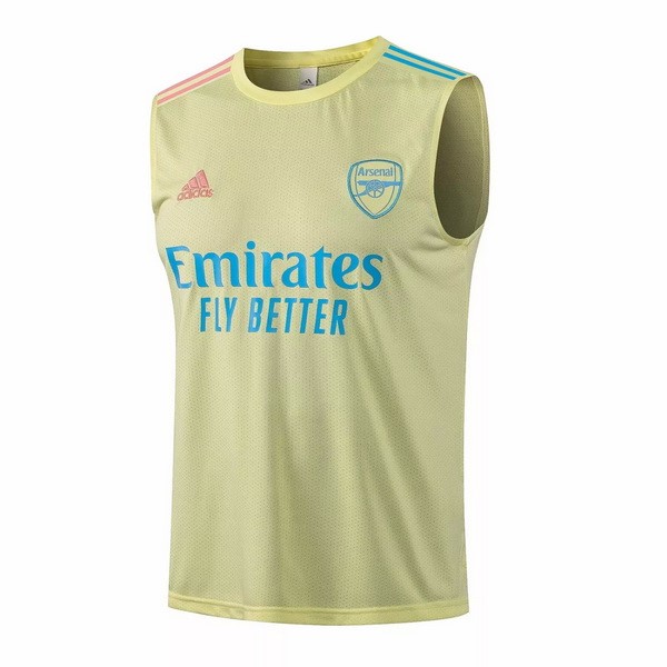 Tailandia Camiseta Arsenal Sin Mangas 2021 2022 Amarillo